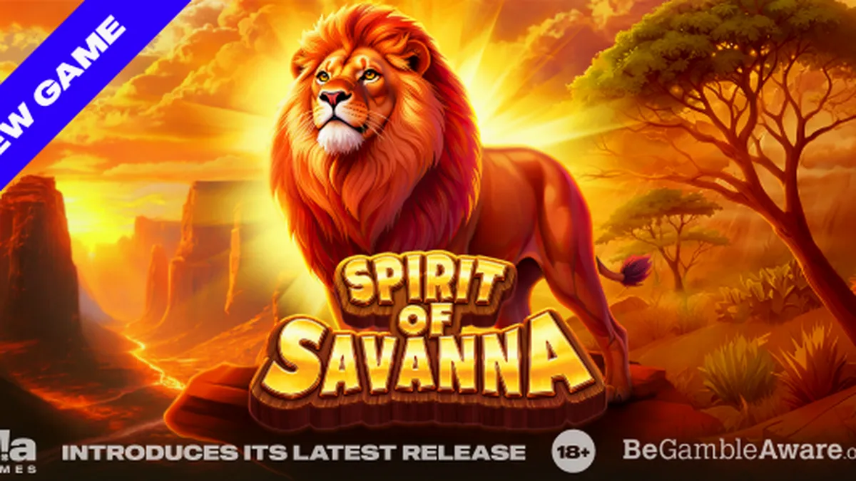 Tampilan visual slot Spirit of Savanna dengan tema alam liar
